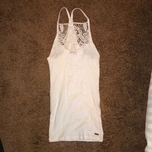 White Hollister Tank